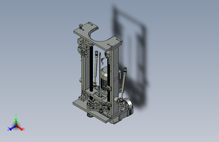 电机齿轮传动机构