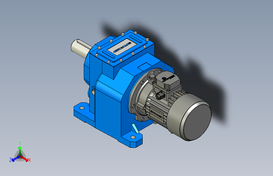 Motovario摩多利电机减速机CH083T56.5350x1000T0801-_--_