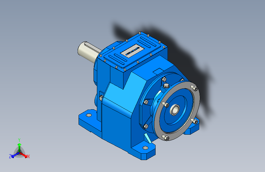 Motovario摩多利电机减速机H123T45.77132_B570x1400NO---_--_