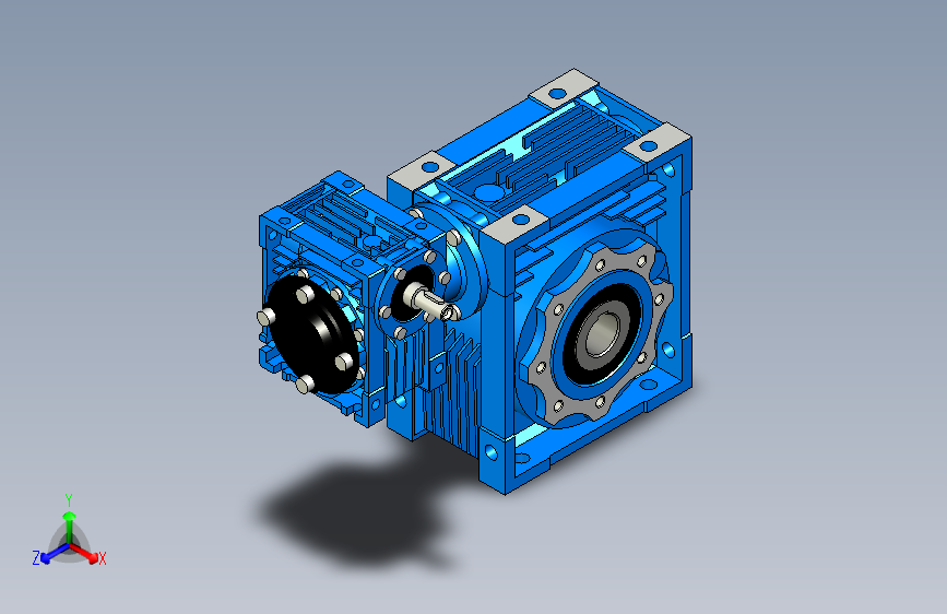 Motovario摩多利电机减速机NRV-NMRL050-09075__7.5x10_114x30135NO110