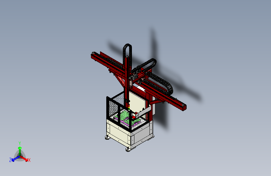 三轴桁架机械手3D图纸