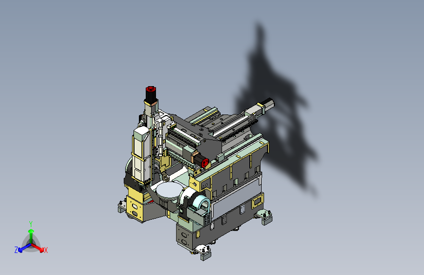 AQ013 SAKC-天车龙门立式五轴摇篮加工中心