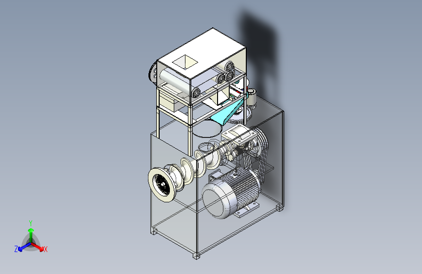 全自动剥蒜机结构设计及三维建模.stp