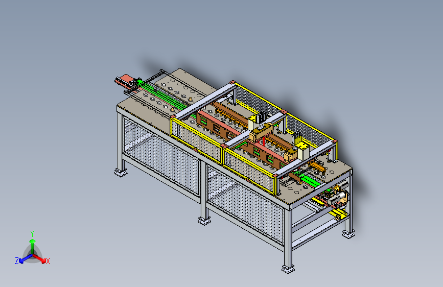 门板&加强筋自动居中定位输送机构