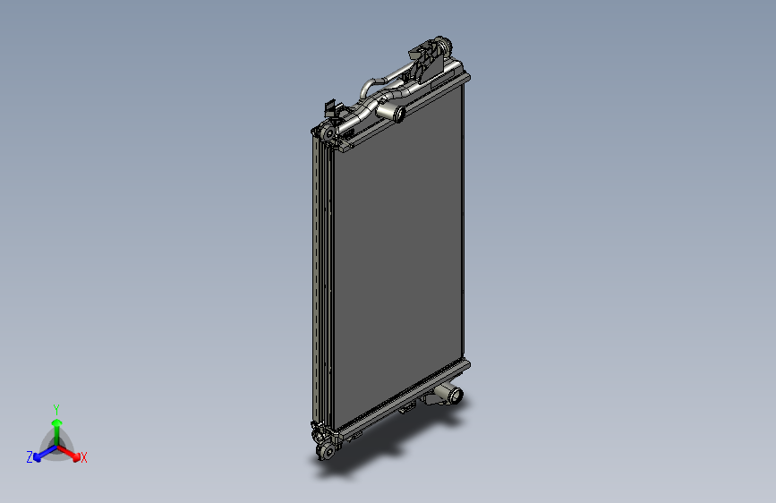 大众某SUV汽车中冷器+散热器.x_t