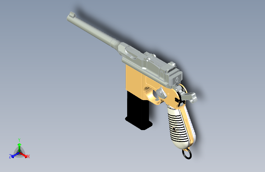 毛瑟C96军用手枪