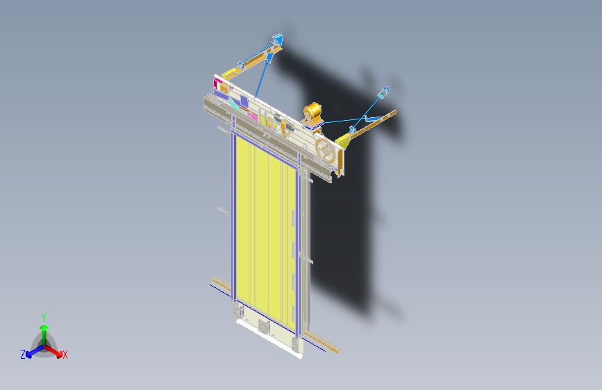 电梯层门轿门系统.x_t