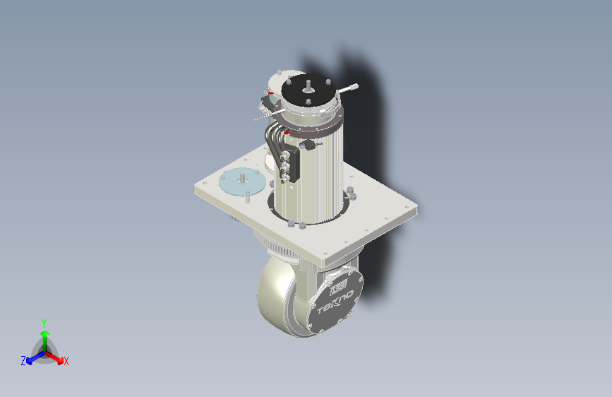 AGV小车舵轮3D总图.x_t