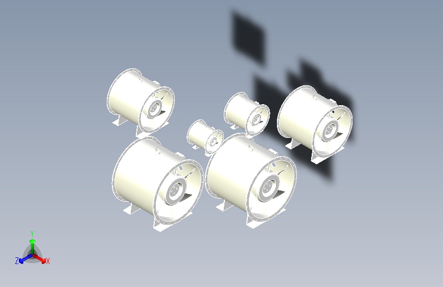 6款SDF系列隧道轴流风机模型.x_t