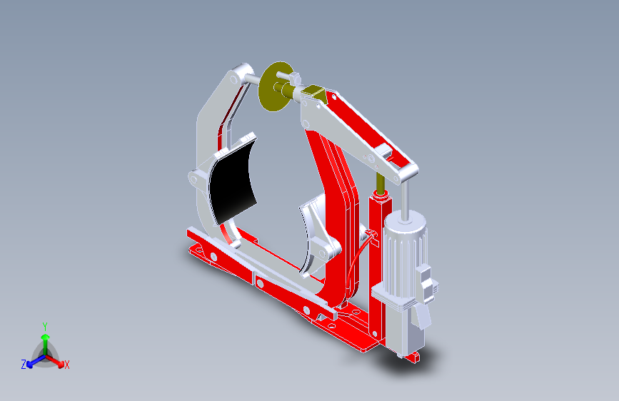 电力液压块式制动器YWZ5_WZE-400-125.x_t