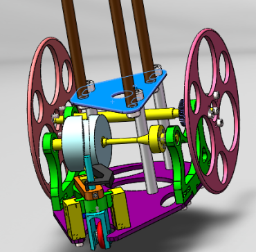 C547-无碳越障小车设计[含SW三维图]