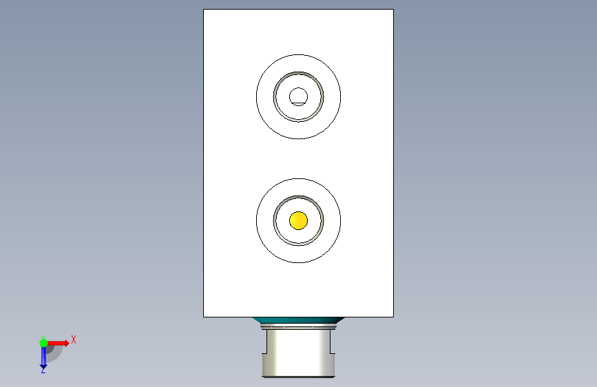 AHP默克尔Merkle液压油缸BVZ_250.40_25.01.201.0_DH_0.0000120121.75251_ 俯视图