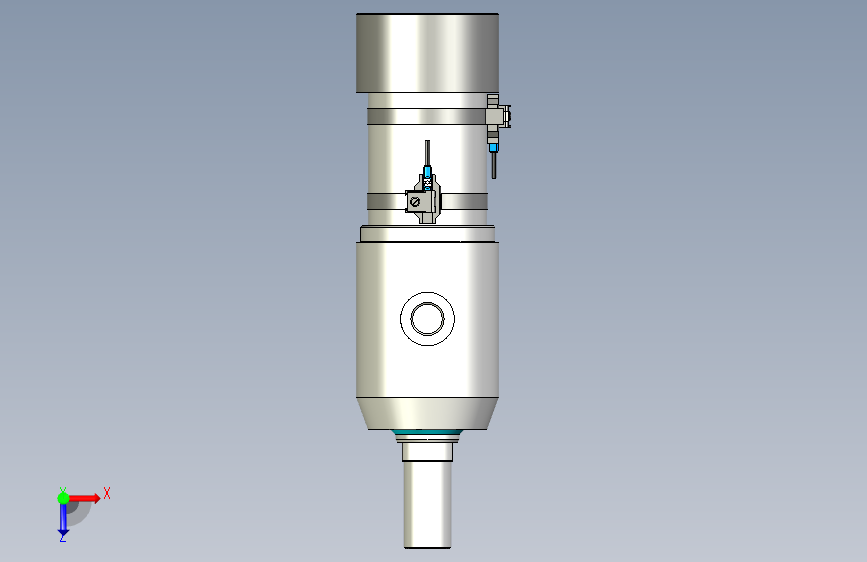 AHP默克尔Merkle液压油缸MHZ_160.63_40.00.201.35.OM+2x_Artikel_227091_DH_0.0_ 俯视图