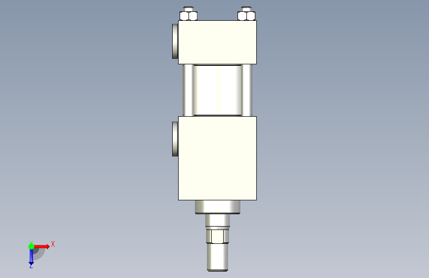AHP默克尔Merkle液压油缸ZHZ_160.32_14.MX5.201.000.A11.E00.MA.V___DH_00_ 俯视图