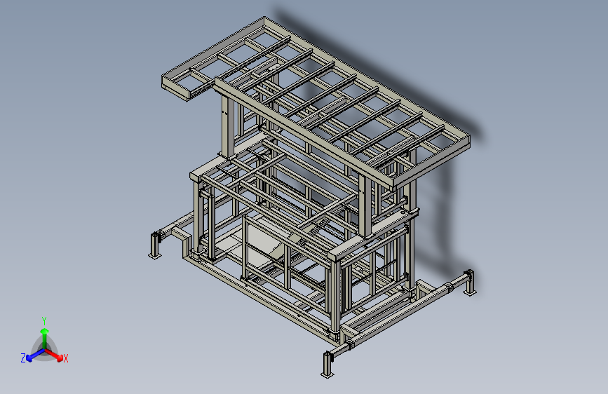 钢结构移动车总装