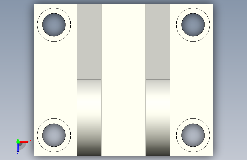 AHP默克尔Merkle液压油缸轴承座Lagerbock__nicht_genormte_Zwischengroesse__-_LB-CBB-100_-_Art.Nr.__168064 俯视图