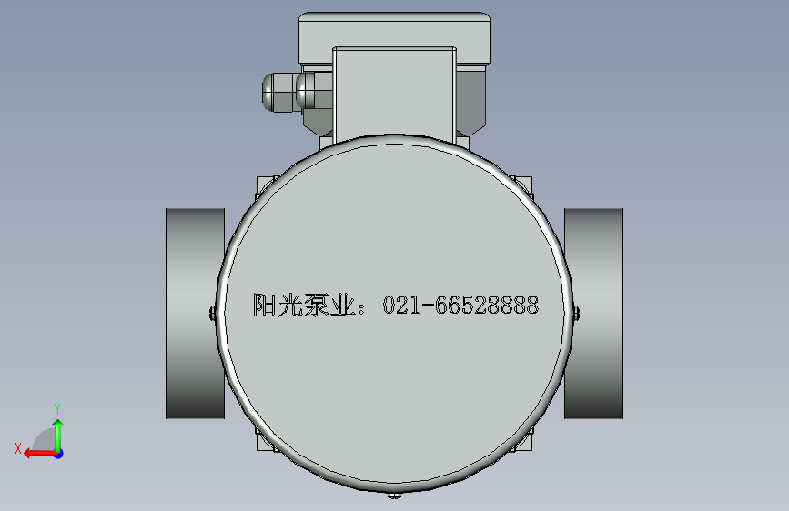 CDL型不锈钢立式多级泵_CDL3-3331513 背面视图