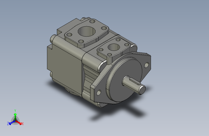 高压改良型定量叶片泵_VQ25-18