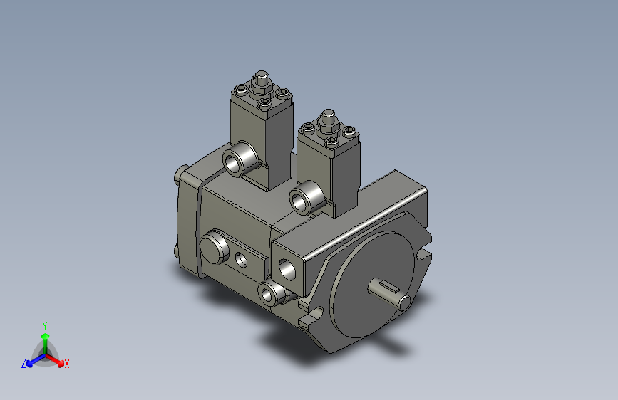 低压型双联变量叶片泵_VD1D1-2525F-A1