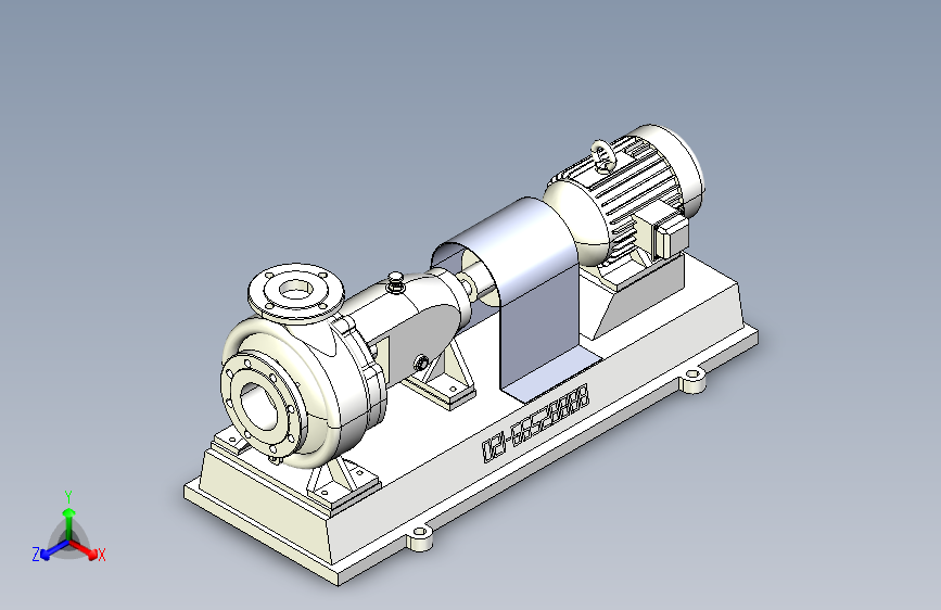 IS_IR型单级单吸清水离心泵[100-65-200机座号100L-4流量100转速2900]