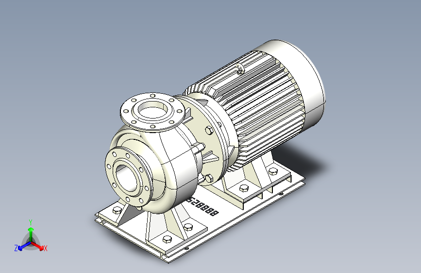 ISW_IHW卧式离心泵[ISW100-100(I)-流量100]
