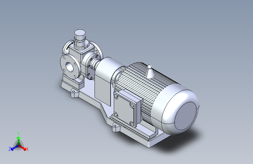 YCB型圆弧齿轮泵_YCB10-0.6100.64铸铁普通电机380机械密封