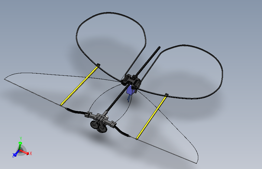 仿生蝴蝶全套SW三维图