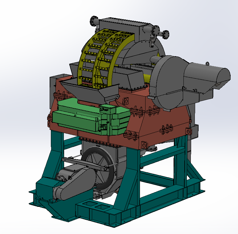 2米立式转环感应湿式强磁选机1064421