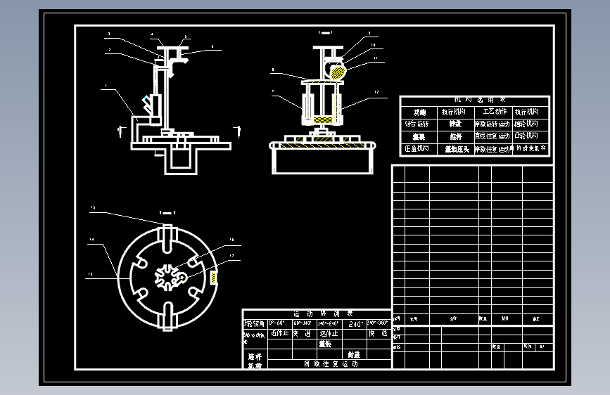 旋转型灌装机设计【PROE+仿真】MF209337