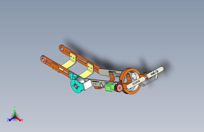 用于康复训练的外骨骼机械臂结构设计MF459837