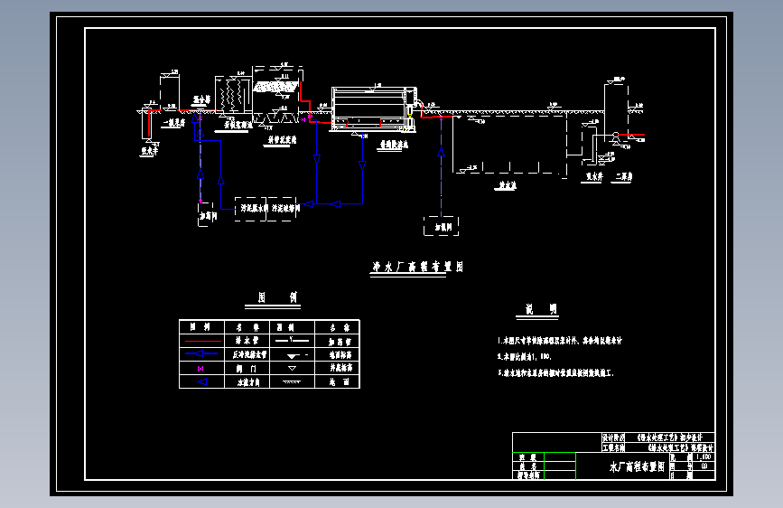 4.4万m3d给水处理厂工艺设计MF983306