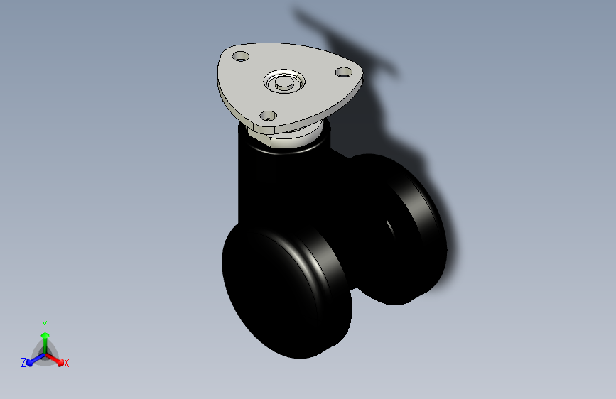 带调整块脚轮CMPAD50
