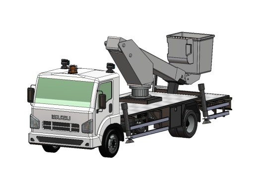 车载式伸缩臂高空作业平台