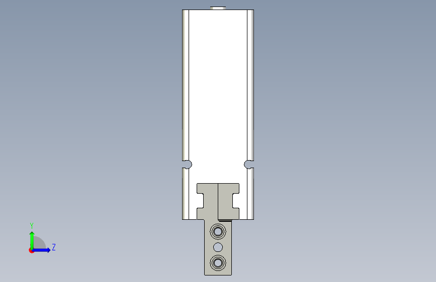 ZIMMER机械夹爪GEP2013IO-00-A_01_ 左侧视图