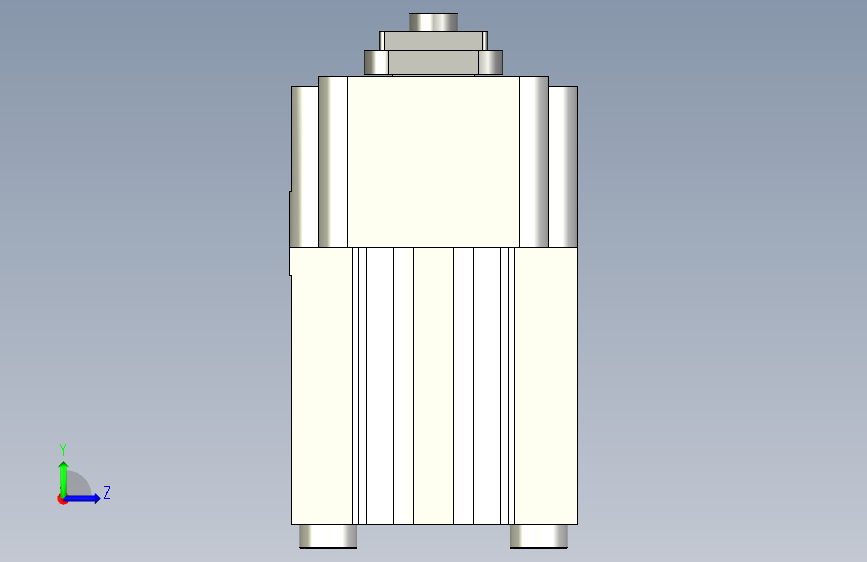 ZIMMER机械夹爪GPP5004NO-21-A_411_ 左侧视图