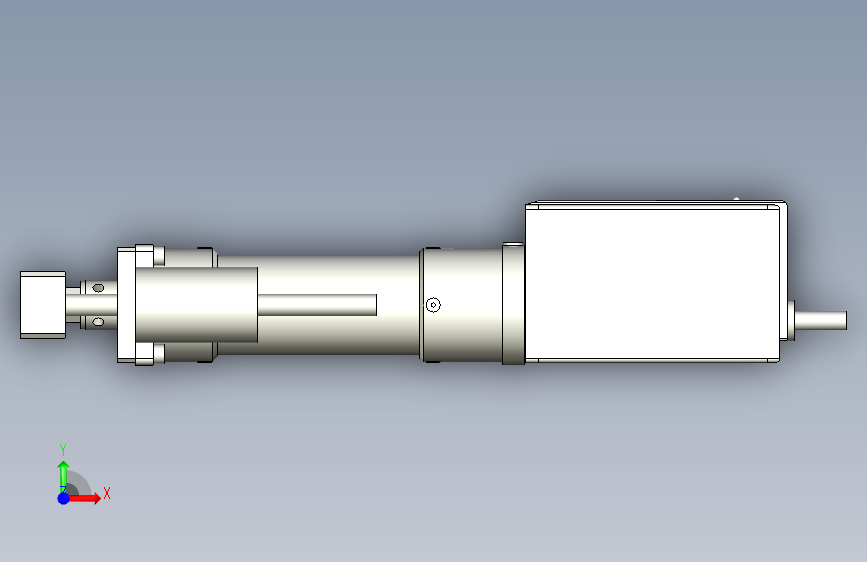 IAI电缸电动滑台ERC2-RGD6C-I-PM-3-50-NP-P-0 正面视图