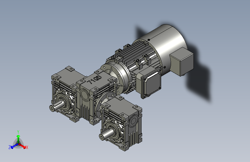 常用差速器配变频电机_QX-50-A3