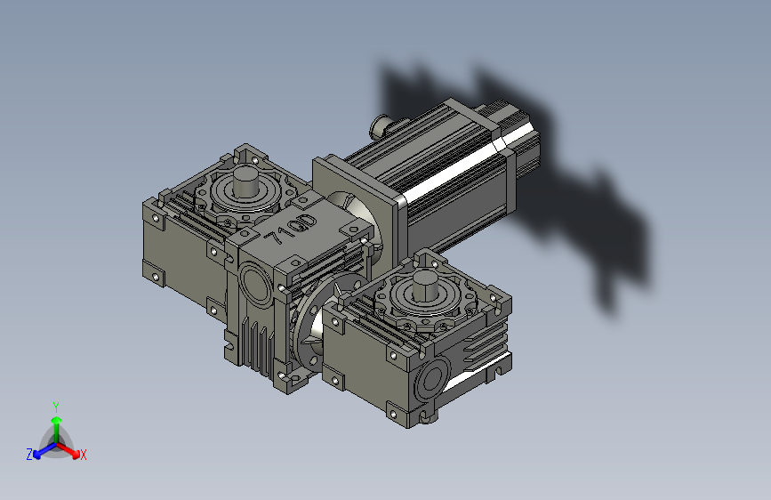 差速器配伺服电机1.2KW-110伺服-QX-50-A4