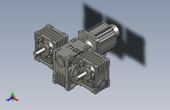 差速器配伺服电机_1.5KW-130伺服-ZX-63-A1