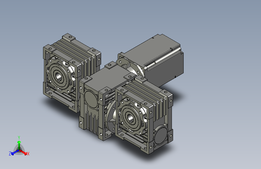差速器配伺服电机_0.75KW-80伺服-QX-40-A1