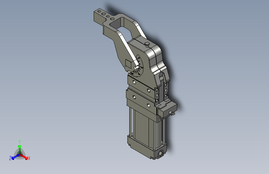 PLCA50_63_80系列强力夹紧气缸_PLCA 50 A43 SN 15°