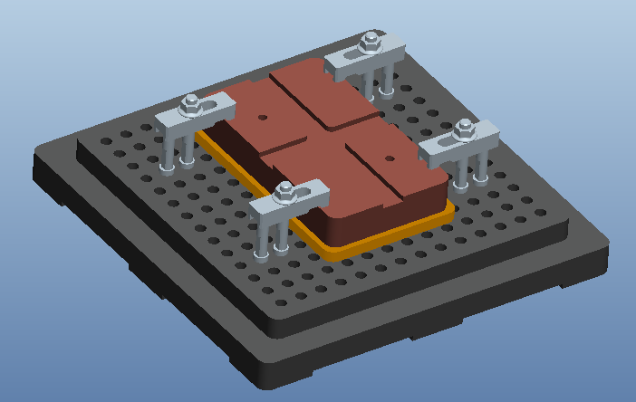 多功能数控铣床组合夹具的结构设计