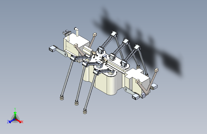 仿生探测机器人设计（蚂蚁机器人）MF948531