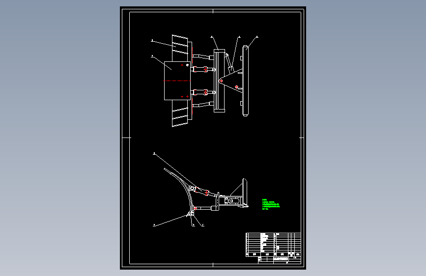 犁式铲雪车除雪装置设计MF343269