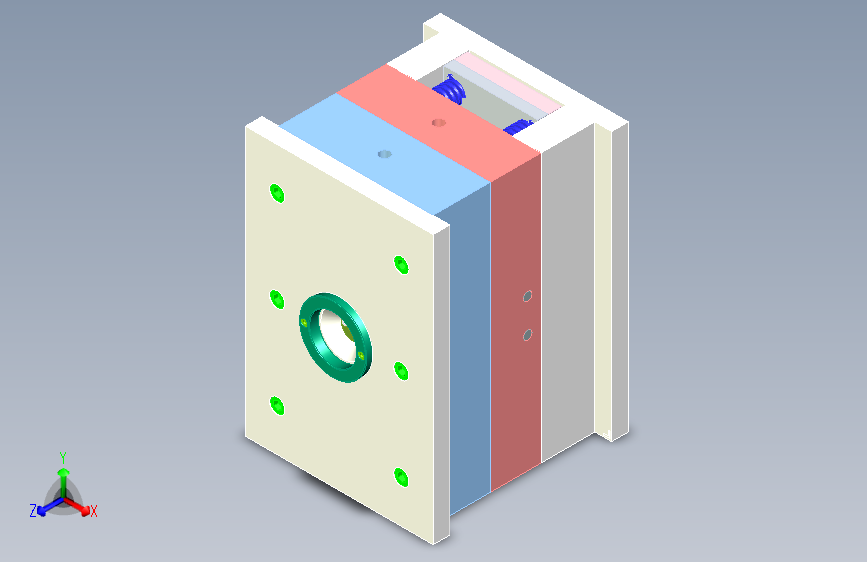 电位器盒注塑模具