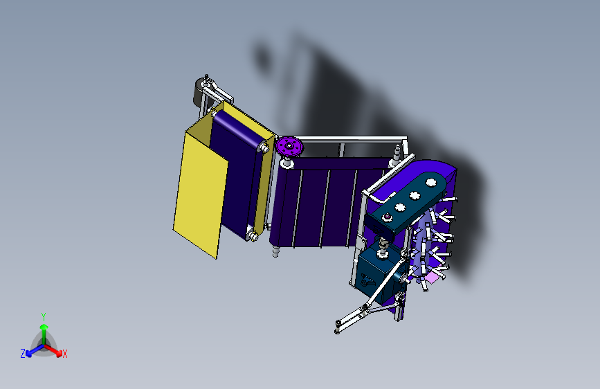 葡萄埋藤机设计及其仿真模型
