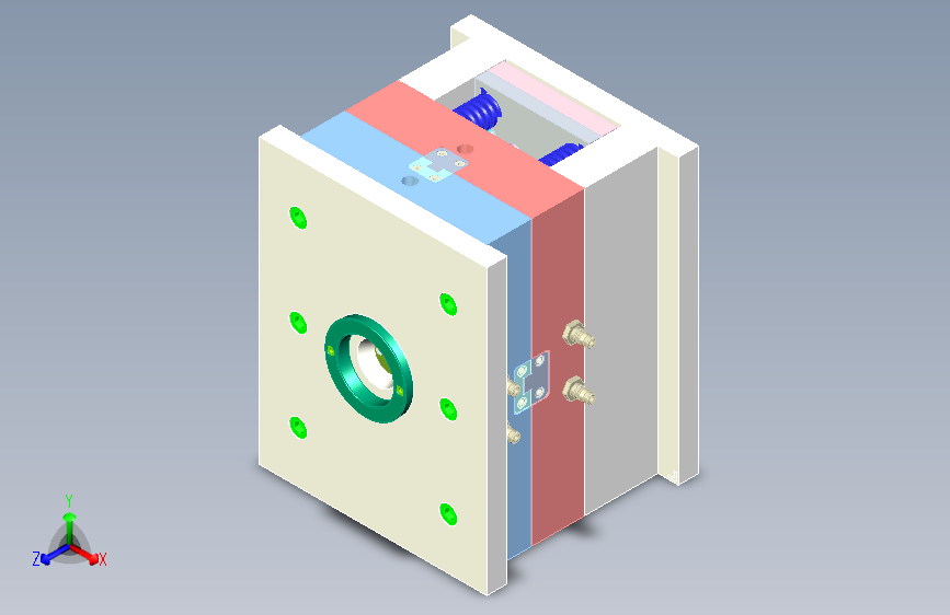 剃须刀盖子注塑模具设计