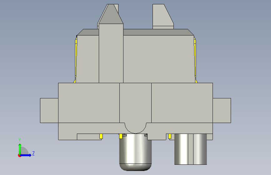 SAMTEC申泰连接器SEAM8-10-S02.0-S-06-2 左侧视图