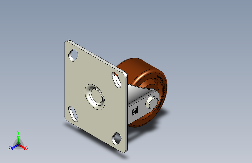 酚醛活动轮_03底板脚轮_3×1.5