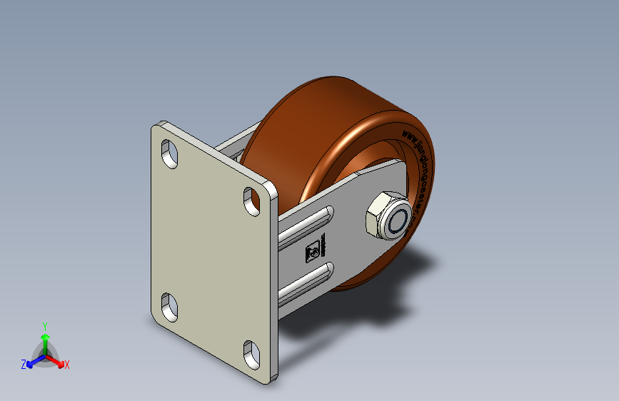 酚醛焊接固定轮_01底板脚轮_3×1.5